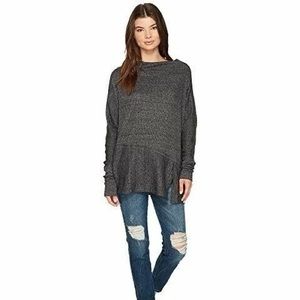 We The Free Size‎ XS Pullover Ribbed Long Sleeve Sweater Grey